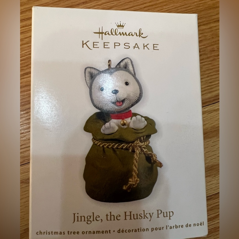 Hallmark jingle the husky pup